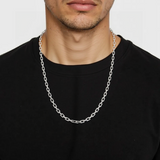 Bold Link Men’s Chain in 92.5 Sterling Silver
