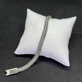 Men’s Rope-Weave 925 Sterling Silver Bracelet