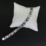 Men’s Geometric Link 925 Sterling Silver Bracelet